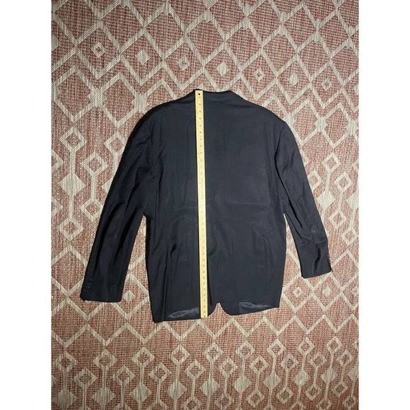 CORNELIANI Mens Super 110s Extra Fine Virgin Wool Black Suit Jacket Sports Coat - Picture 9 of 9